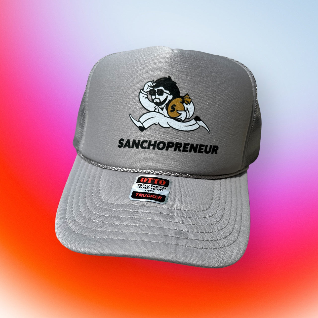 Sanchopreneur trucker cap (gray)