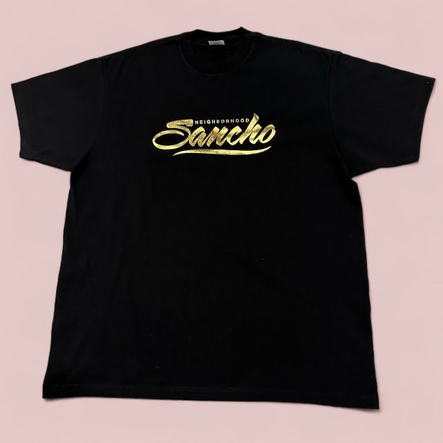 Neighborhood Sancho black Tshirt (with gold foil)